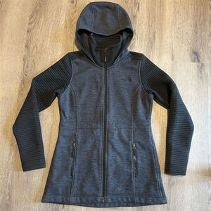 The North Face Women's Gray Indi Hoodie Parka XS Mid-Length Casual